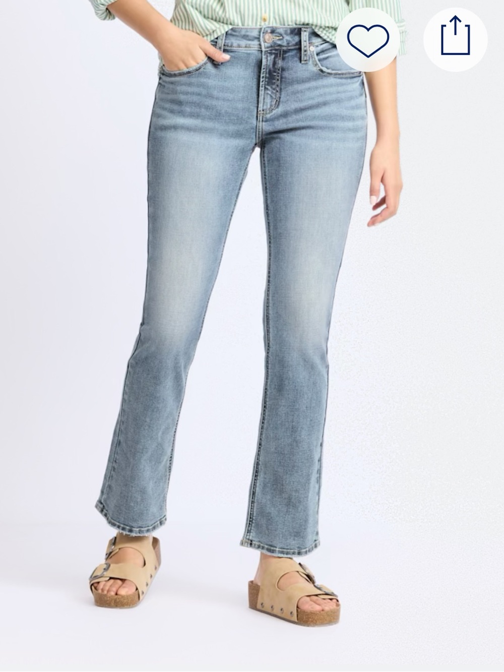 Silver Jeans Elyse Slim Boot Light Blue Women’s Jeans